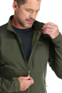 Rab Fleece & Mid Layer-Mens Geon Jacket - Army