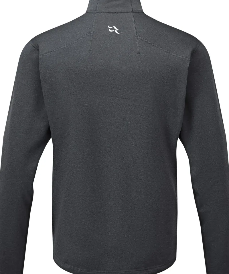 Rab Fleece & Mid Layer-Mens Geon Pull-On - Black-Steel Marl