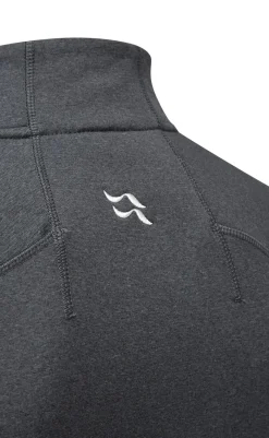 Rab Fleece & Mid Layer-Mens Geon Pull-On - Black-Steel Marl
