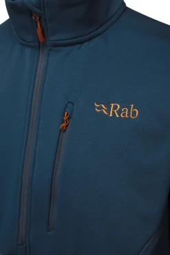 Rab Fleece & Mid Layer-Mens Geon Pull-On - Deep Ink-Ink Marl