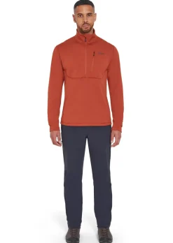 Rab Fleece & Mid Layer-Mens Geon Pull-On - Tuscan Red