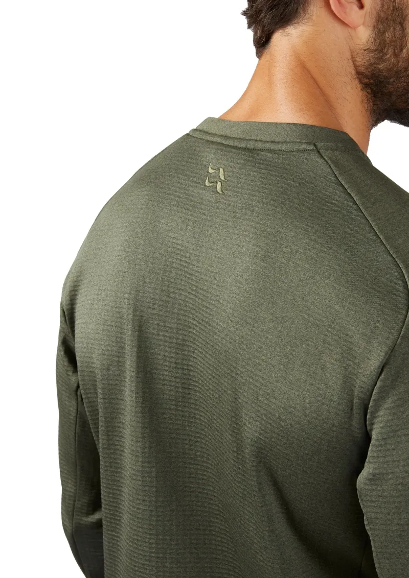 Rab Fleece & Mid Layer-Mens Graviton Crew - Army
