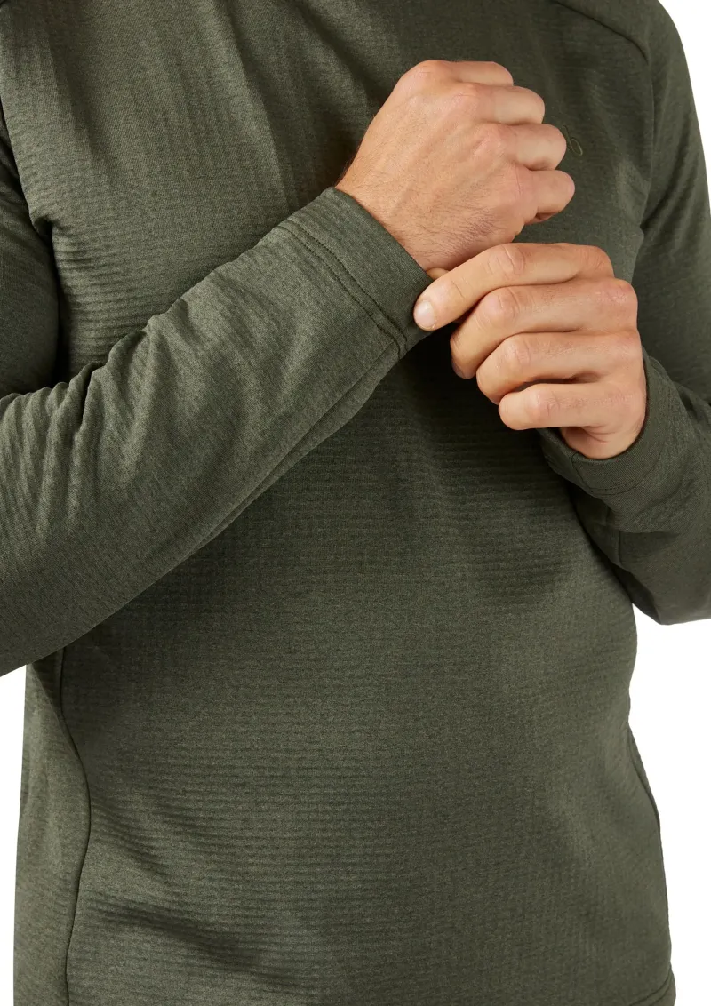 Rab Fleece & Mid Layer-Mens Graviton Crew - Army