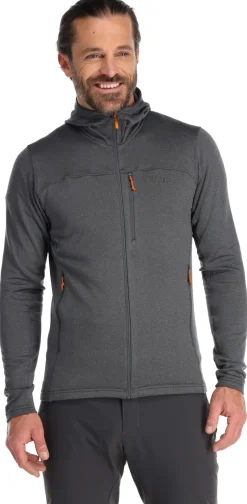 Rab Fleece & Mid Layer-Mens Graviton Hoody - Graphene