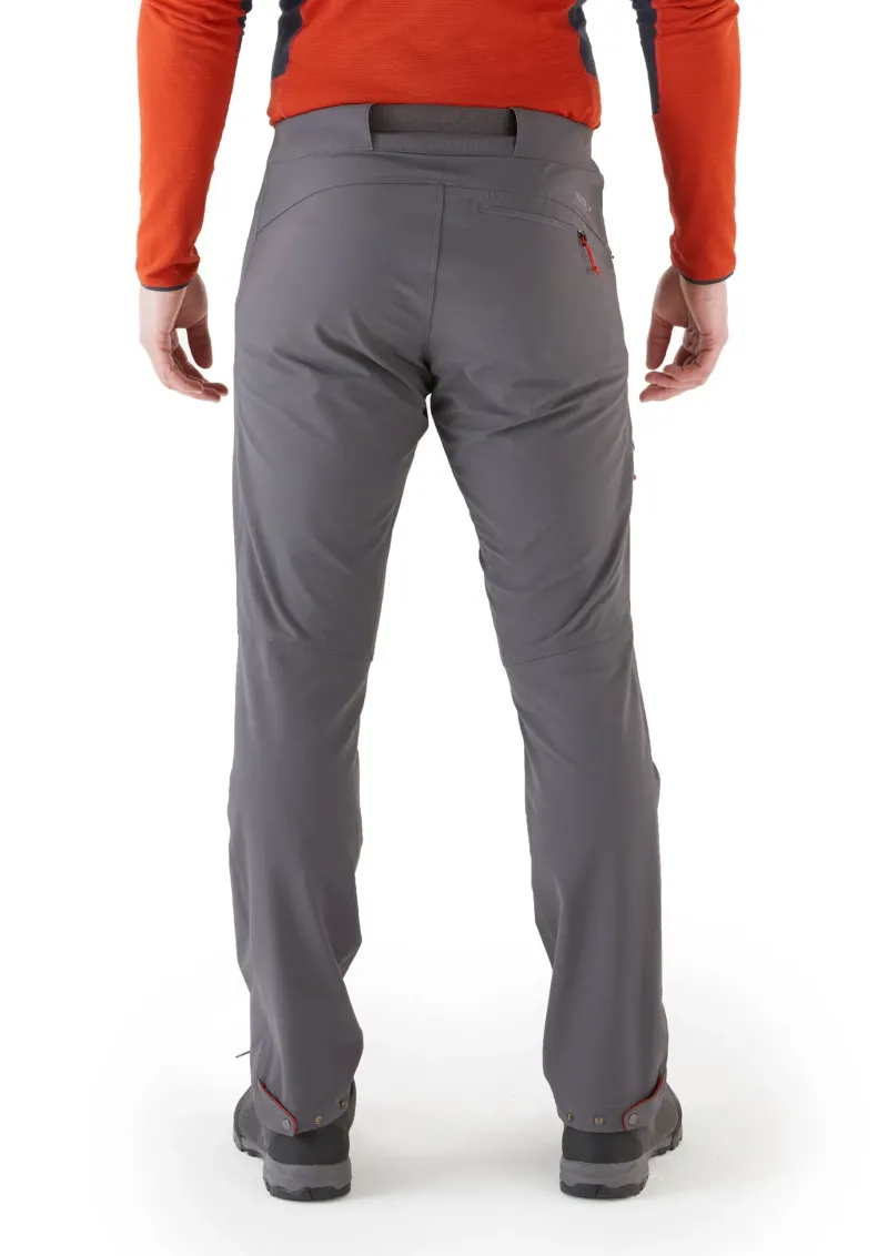 Rab Trousers & Leg Wear-Mens Incline AS Softshell Pants - Graphene