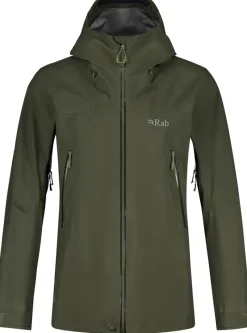 Rab Waterproof Jackets-Mens Kangri GTX Jacket - Army