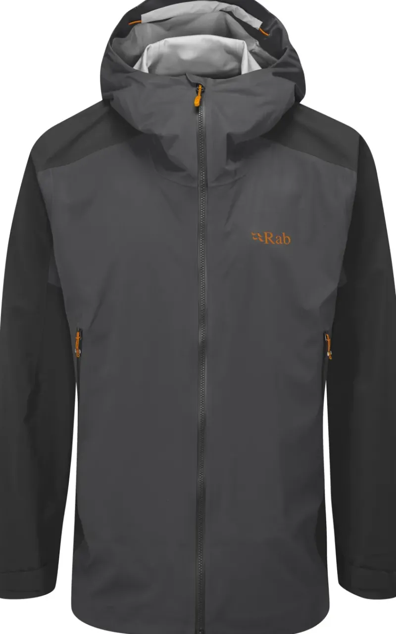 Rab Softshell Jackets-Mens Kinetic Alpine 2.0 Jacket - Anthracite