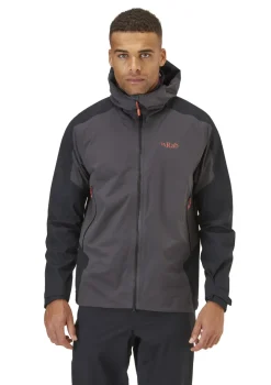 Rab Softshell Jackets-Mens Kinetic Alpine 2.0 Jacket - Anthracite