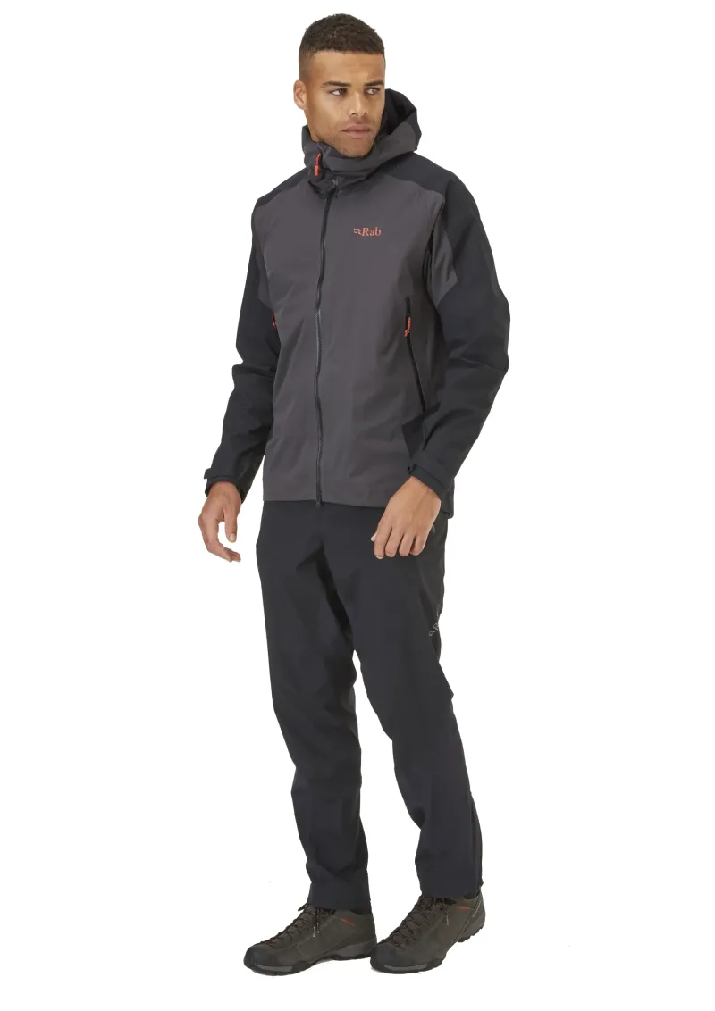 Rab Softshell Jackets-Mens Kinetic Alpine 2.0 Jacket - Anthracite