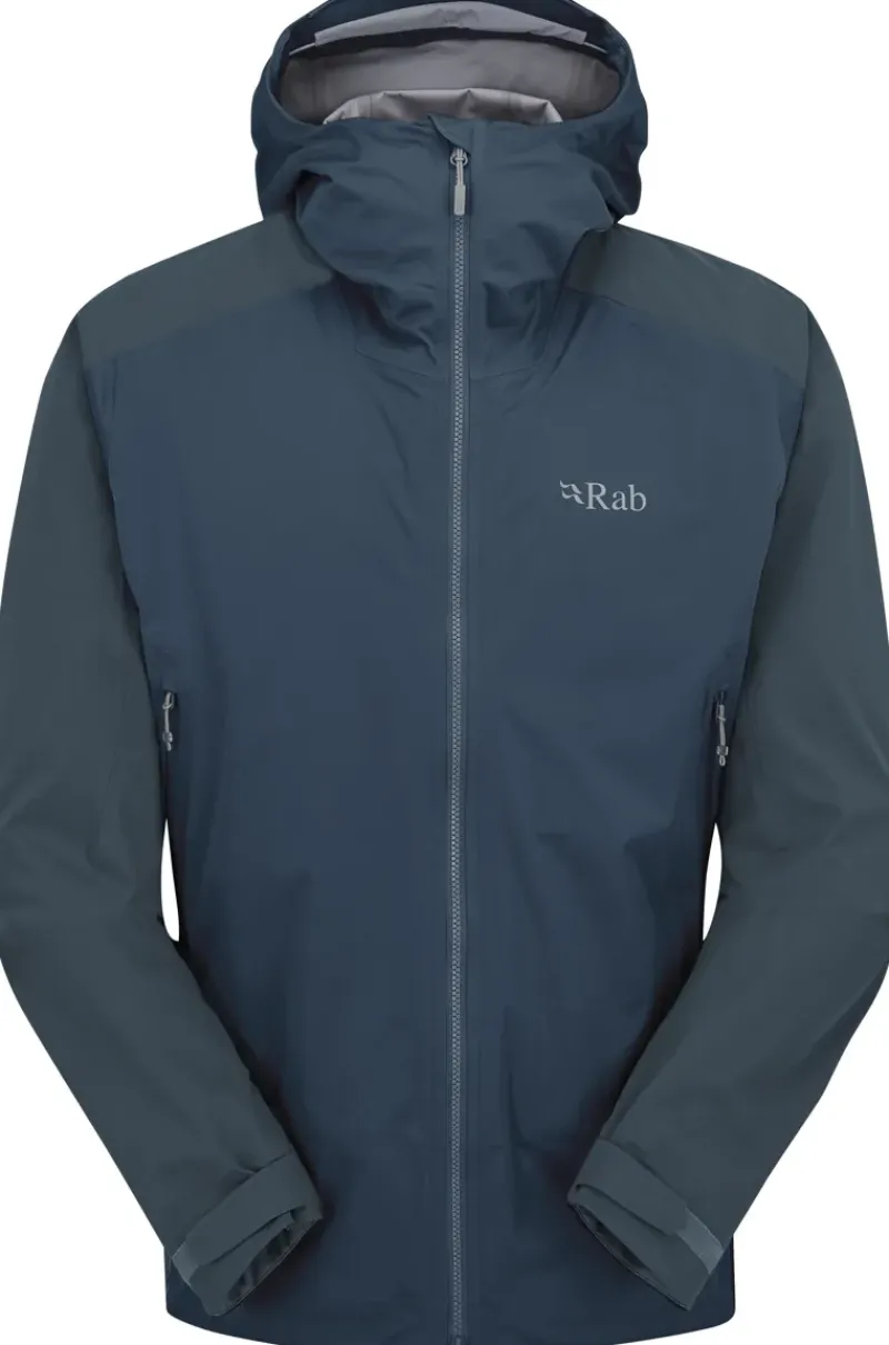 Rab Softshell Jackets-Mens Kinetic Alpine 2.0 Jacket - Orion Blue-Blue Night