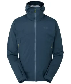 Rab Waterproof Jackets-Mens Kinetic 2.0 Jacket - Blue Night