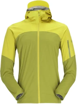 Rab Waterproof Jackets-Mens Kinetic Ultra Jacket - Aspen Green-Zest