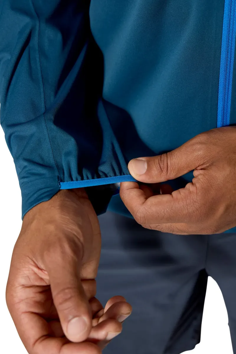 Rab Waterproof Jackets-Mens Kinetic Ultra Jacket - Maya Blue-Tempest Blue