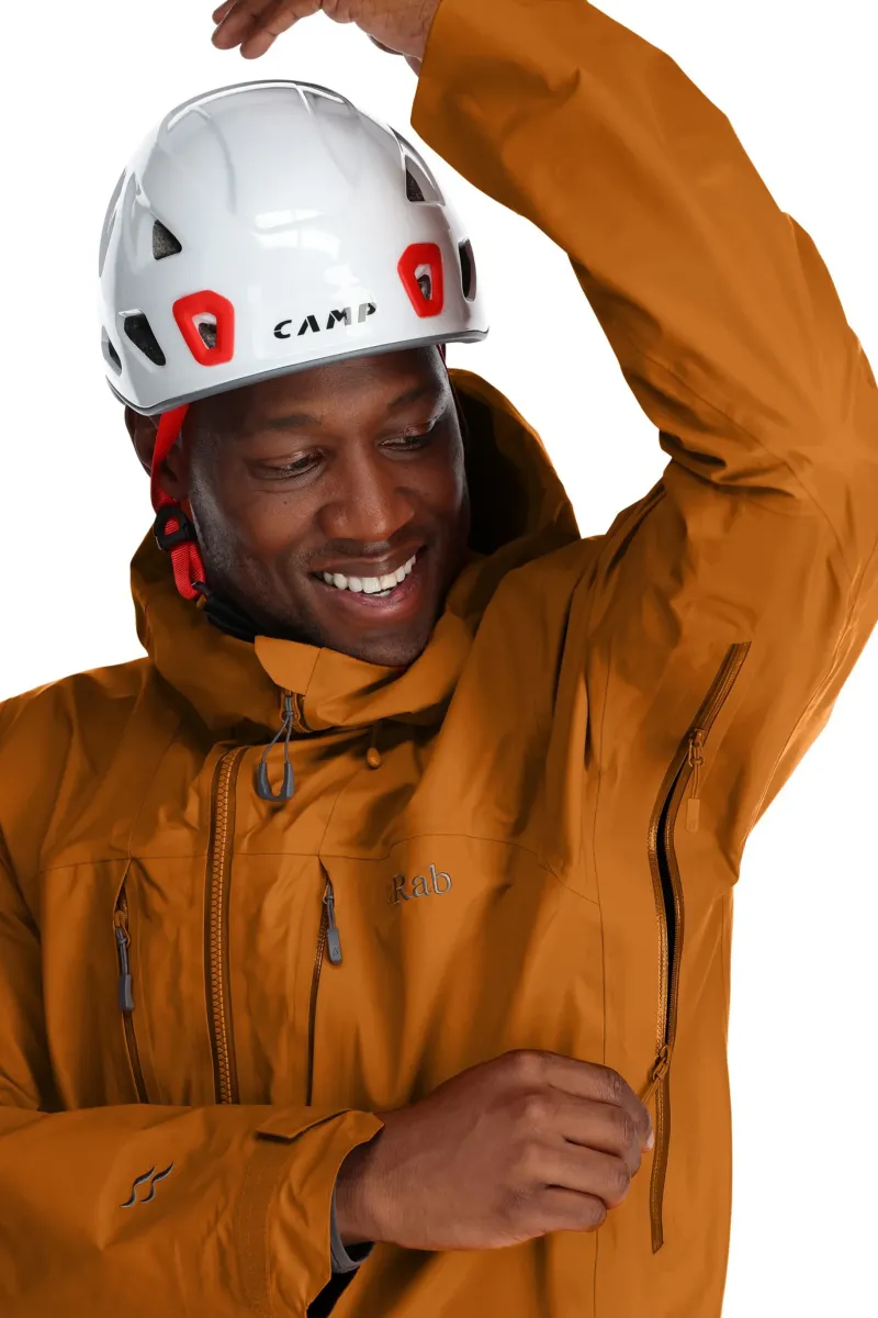 Rab Waterproof Jackets-Mens Latok Alpine GTX Jacket - Marmalade