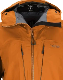 Rab Waterproof Jackets-Mens Latok Alpine GTX Jacket - Marmalade