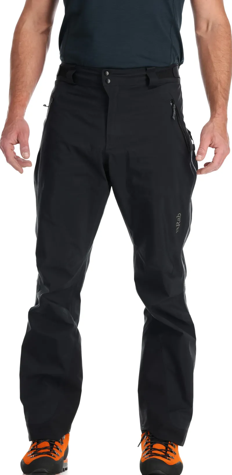 Rab Waterproof Trousers-Mens Latok GTX Pro Pants - Black