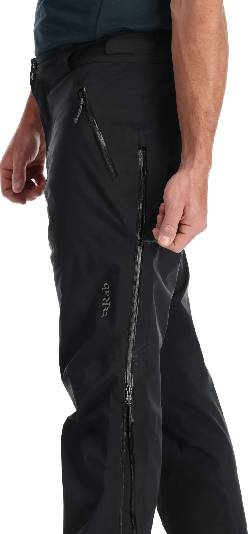 Rab Waterproof Trousers-Mens Latok GTX Pro Pants - Black