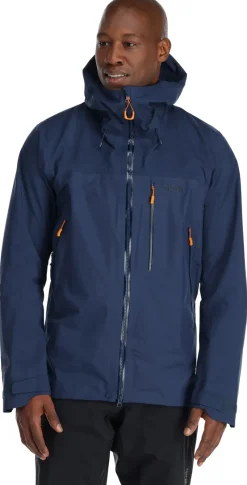 Rab Waterproof Jackets-Mens Latok Mountain GTX Jacket - Deep Ink