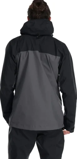 Rab Waterproof Jackets-Mens Latok Mountain GTX Jacket - Black-Graphene