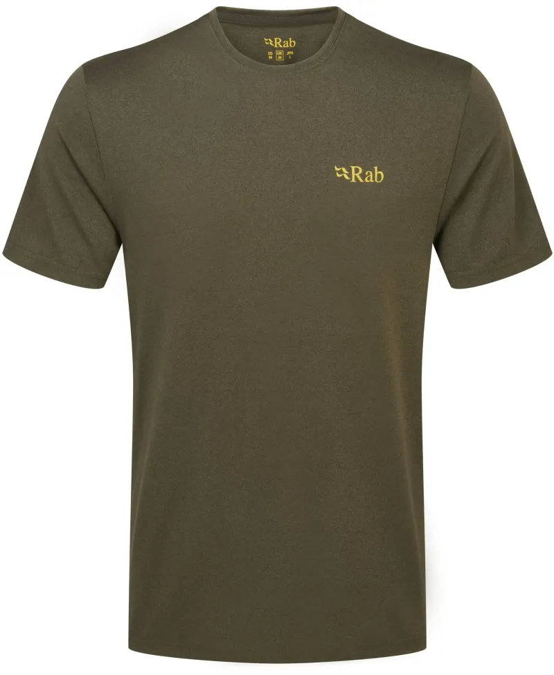 Rab T-Shirts & Baselayers-Mens Mantle Ridge Tee - Army