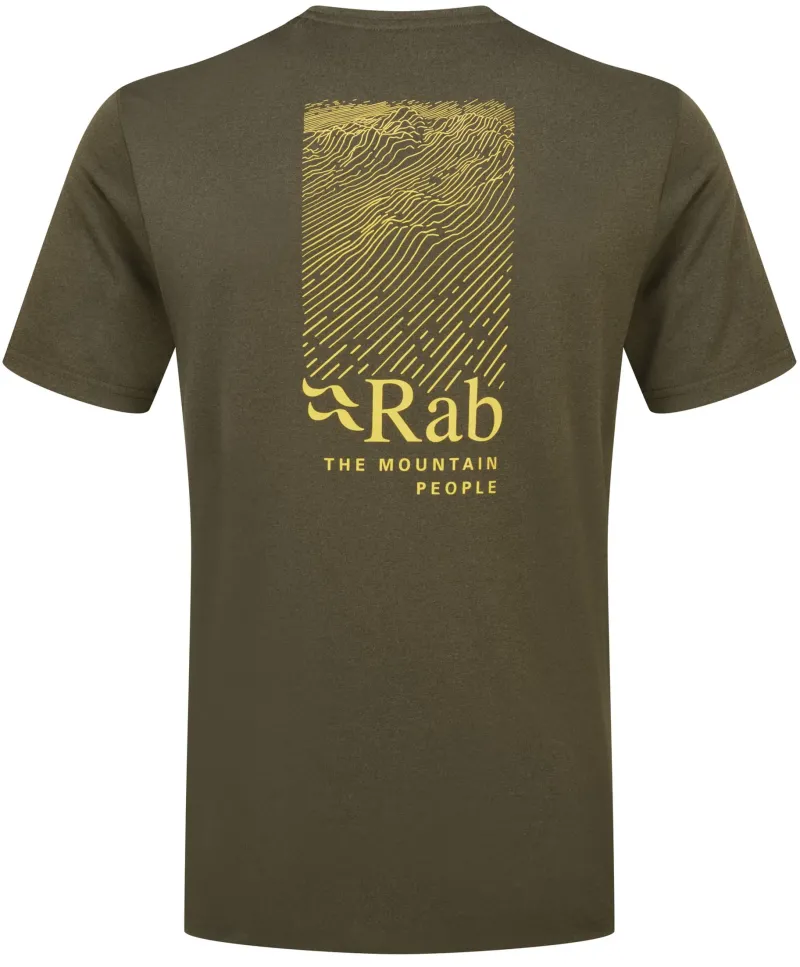 Rab T-Shirts & Baselayers-Mens Mantle Ridge Tee - Army