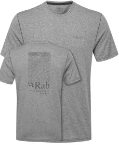 Rab T-Shirts & Baselayers-Mens Mantle Ridge Tee - Beluga
