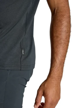 Rab T-Shirts & Baselayers-Mens Mantle Ridge Tee - Ebony