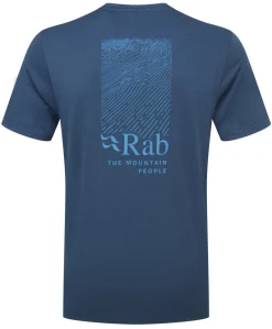 Rab T-Shirts & Baselayers-Mens Mantle Ridge Tee - Tempest Blue