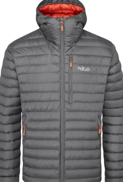 Rab Insulated Jackets-Mens Microlight Alpine Jacket - Graphene