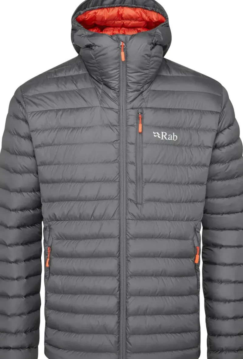 Rab Insulated Jackets-Mens Microlight Alpine Jacket - Graphene