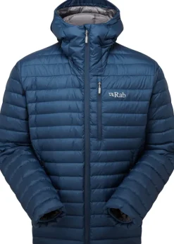 Rab Insulated Jackets-Mens Microlight Alpine Jacket - Tempest Blue