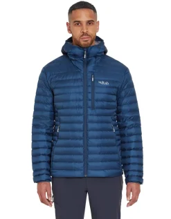 Rab Insulated Jackets-Mens Microlight Alpine Jacket - Tempest Blue