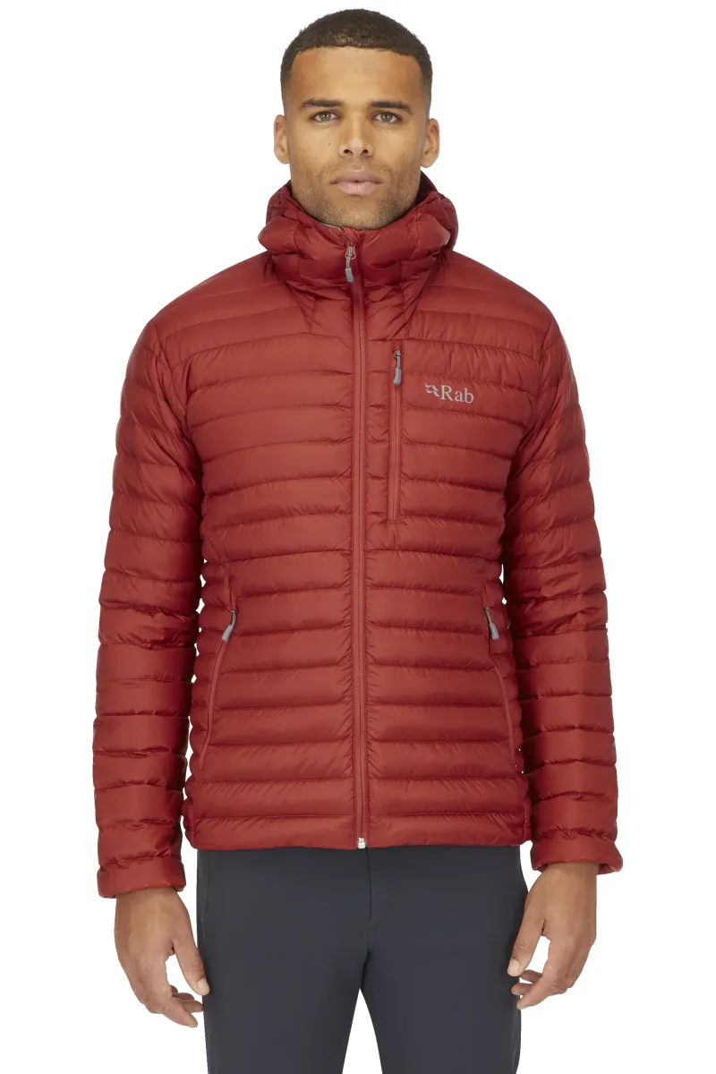 Rab Insulated Jackets-Mens Microlight Alpine Jacket - Tuscan Red