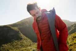 Rab Insulated Jackets-Mens Microlight Alpine Jacket - Tuscan Red