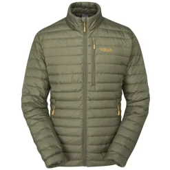 Rab Insulated Jackets-Mens Microlight Jacket - Light Khaki