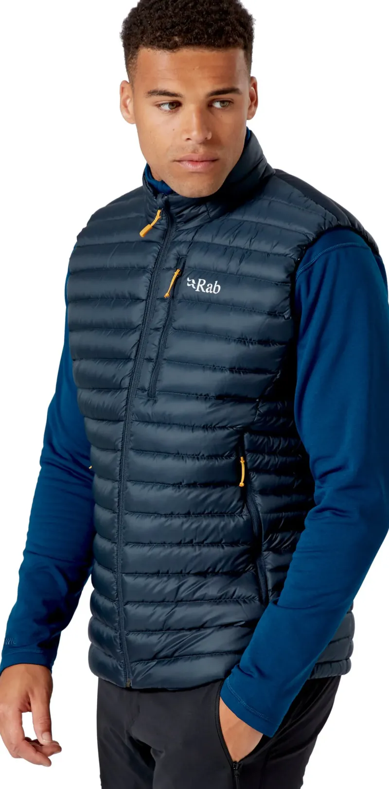 Rab Vests & Gilets-Mens Microlight Vest - Beluga