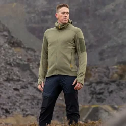 Rab Fleece & Mid Layer-Mens Modulus Hoody - Light Khaki