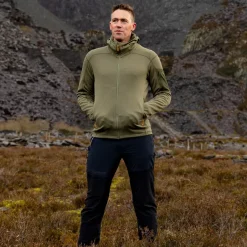 Rab Fleece & Mid Layer-Mens Modulus Hoody - Light Khaki