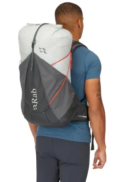 Rab Fast & Light Rucksacks And Vests-Mens Muon 40 Rucksack - Pewter-Graphene