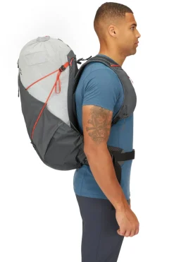 Rab Fast & Light Rucksacks And Vests-Mens Muon 40 Rucksack - Pewter-Graphene
