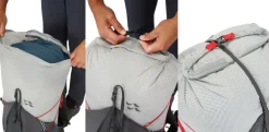 Rab Fast & Light Rucksacks And Vests-Mens Muon 40 Rucksack - Pewter-Graphene
