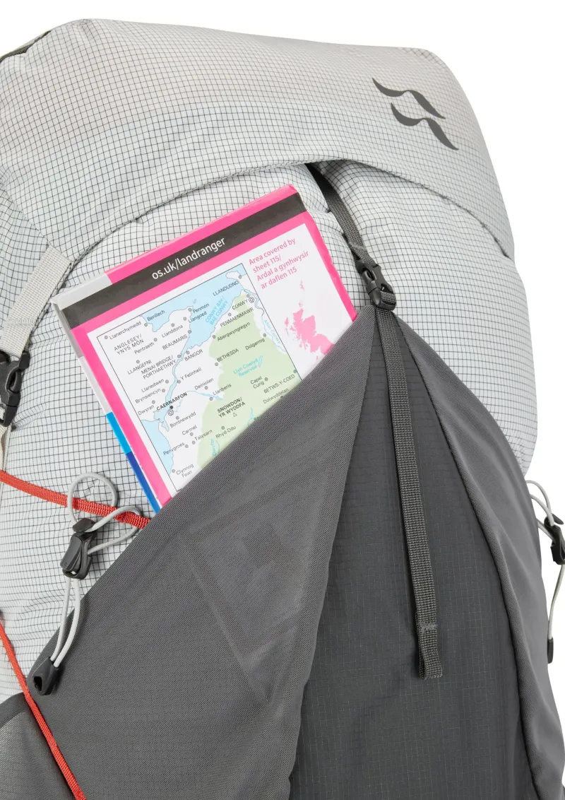 Rab Fast & Light Rucksacks And Vests-Mens Muon 50 Rucksack - Pewter-Graphene
