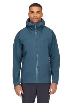 Rab Waterproof Jackets-Mens Namche GTX Jacket - Orion Blue