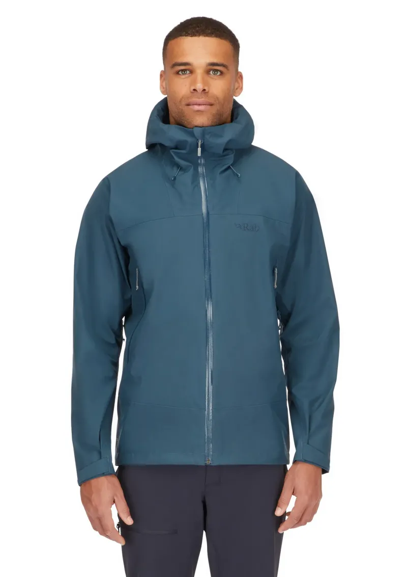 Rab Waterproof Jackets-Mens Namche GTX Jacket - Orion Blue