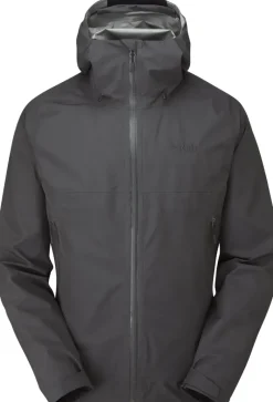 Rab Waterproof Jackets-Mens Namche Paclite Jacket - Graphene