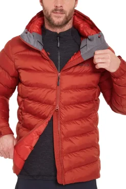 Rab Insulated Jackets-Mens Nebula Pro Jacket - Tuscan Red