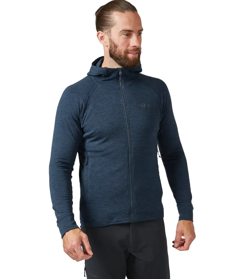 Rab Fleece & Mid Layer-Mens Nexus Hoody - Deep Ink