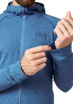 Rab Fleece & Mid Layer-Mens Nexus Hoody - Denim