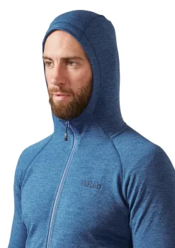 Rab Fleece & Mid Layer-Mens Nexus Hoody - Denim