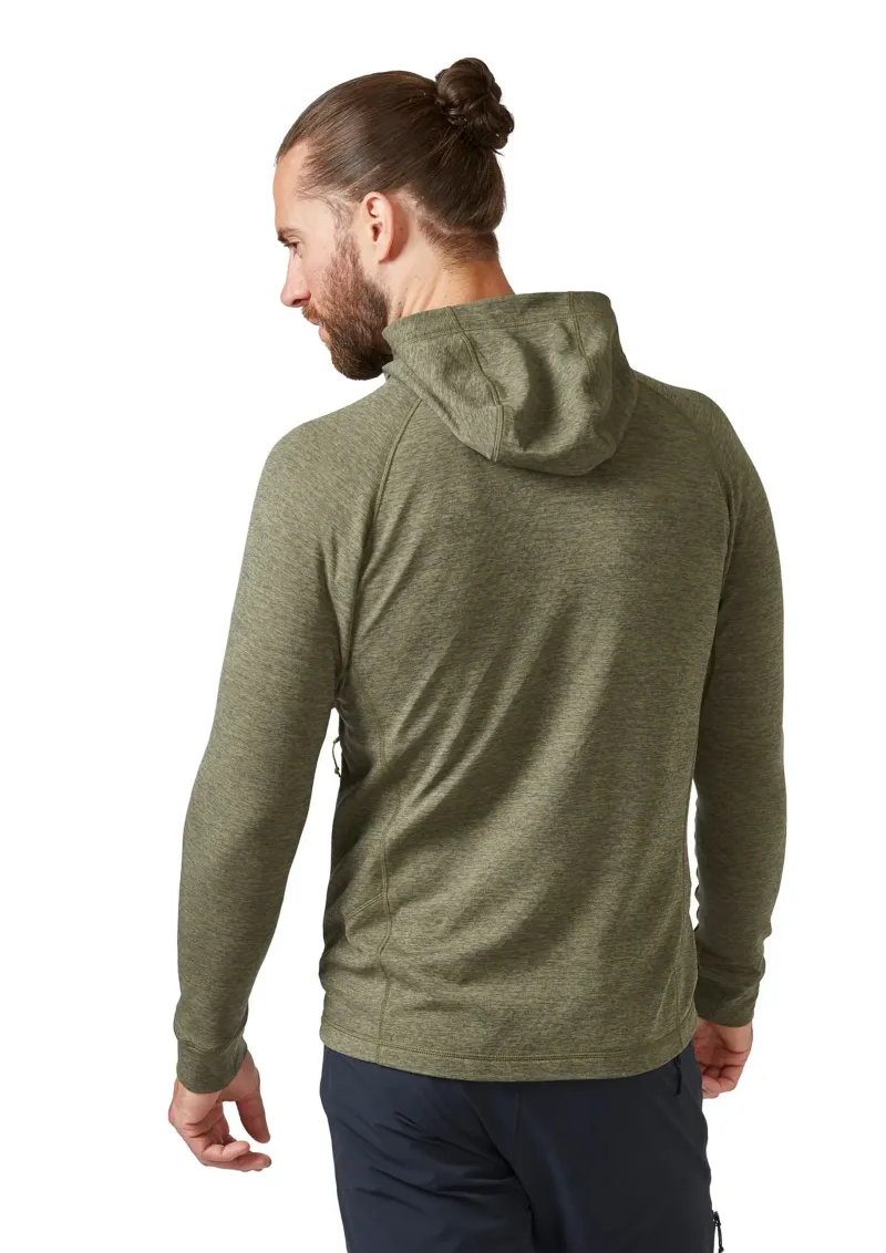 Rab Fleece & Mid Layer-Mens Nexus Hoody - Light Khaki